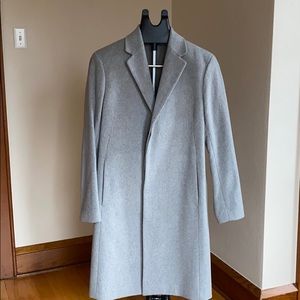 Theory Wool Melton Tailored Top Coat